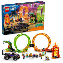 LEGO City Kaskaderska arena z dwoma pętlami 60339