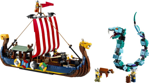 LEGO Creator Statek wikingów i wąż z Midgardu 31132 LEGO Creator Statek wikingów i wąż z Midgardu 31132