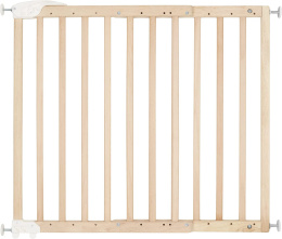 Badabulle Deco Pop drewniana wysuwana brama dla niemowląt szerokość od 63 do 106 cm