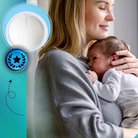 60x Wkładki laktacyjne CANPOL Jednorazowe Bardzo Chłonne Dyskretne Wygodne