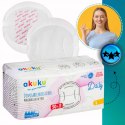 60szt Wkładki laktacyjne Akuku Jednorazowe Bardzo Chłonne Dyskretne Wygodne