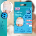 Canpol Wielorazowe Majtki poporodowe L/XL Oddychające Siateczkowe x2 szt