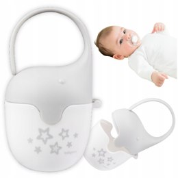 Etui na smoczek Bezpieczny Uniwersalny pojemnik na smoczki Słonik 7cm x 3cm