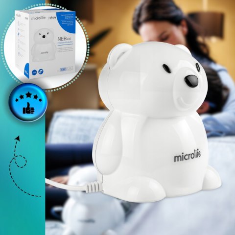 Inhalator nebulizator dla dzieci Microlife Poręczny Solidny Wysoka Jakość Inhalator nebulizator dla dzieci Microlife Poręczny Solidny Wysoka Jakość