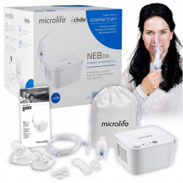 Inhalator nebulizator dla dzieci i dorosłych Solidny Cichy + akcesoria