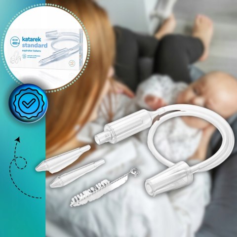 KATAREK Aspirator do nosa do odkurzacza Skuteczny Szybki Odciągacz kataru KATAREK Aspirator do nosa do odkurzacza Skuteczny Szybki Odciągacz kataru
