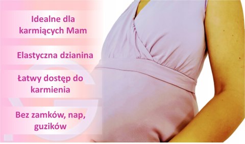 Koszula nocna AG Lilac fioletowy r. S/M Koszula nocna AG Lilac fioletowy r. S/M