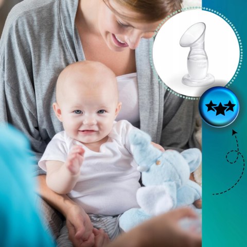 Laktator silikonowy Kolektor mleka Pojemnik na pokarm Wygodna Przyssawka