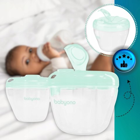 Pojemnik na mleko modyfikowane w proszku dla niemowląt Duże Wygodne 130 ml