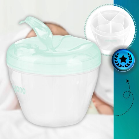 Pojemnik na mleko modyfikowane w proszku dla niemowląt Duże Wygodne 130 ml