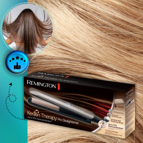 Prostownica do włosów Remington Keratin therapy Pro Ceramiczna Turbo Boost