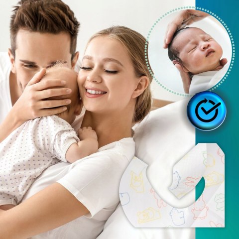 Śliniak Śliniaki Jednorazowe dla dzieci z kieszonką Bocioland 10szt Śliniak Śliniaki Jednorazowe dla dzieci z kieszonką Bocioland 10szt